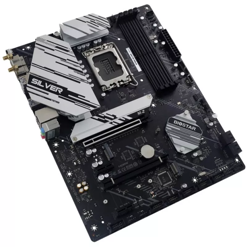 Płyta główna Biostar B760A-SILVER, Intel B760, LGA 1700, ATX, DDR5
