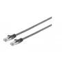 Kabel sieciowy Microconnect V-UTP6A03S-FLAT Czarny 3 m Cat6a U/UTP