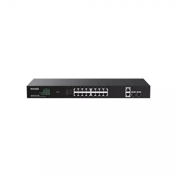 Switch TENDA TEG1120P-16-150W PoE+ Gigabit 16x 1Gb/s, budżet PoE 135W