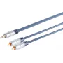 Kabel audio ShiverPeaks 30832-MHQ — 2x RCA (stereo) na wtyk 3,5 mm, 1,5 m