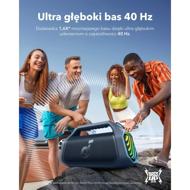 Soundcore Boom 2 Plus niebieski