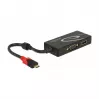 Adapter graficzny USB DeLOCK 87730 3840 x 2160 pikseli Czarny