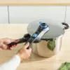Szybkowar Tefal SECURE TRENDY 6L z koszyczkiem do gotowania na parze ze stali nierdzewnej, kompatybilny z indukcją