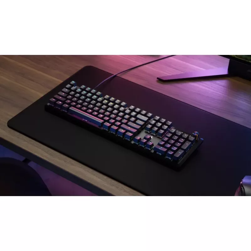 Klawiatura gamingowa Corsair K70 USB czarna mechaniczna pełnowymiarowa 104 klawisze
