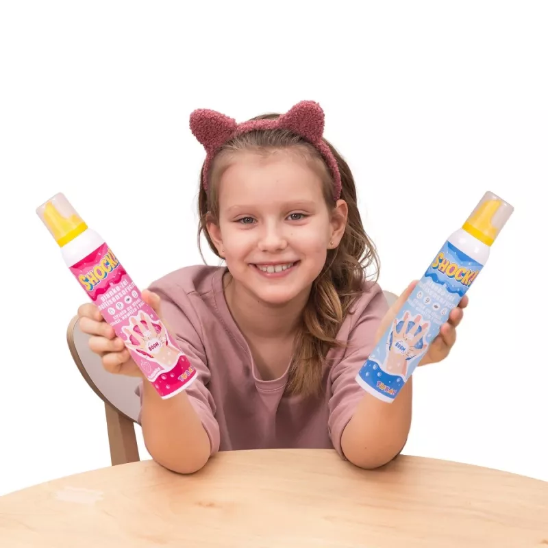 Slime Tuban SHOCK! MULTISENSORYCZNA PIANKA-ŻEL JABŁKO 200 ml Zielony