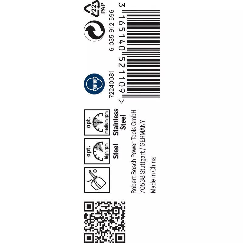 Wiertło kręte Bosch Metal HSS-Co DIN 338 średnica 2,5 mm