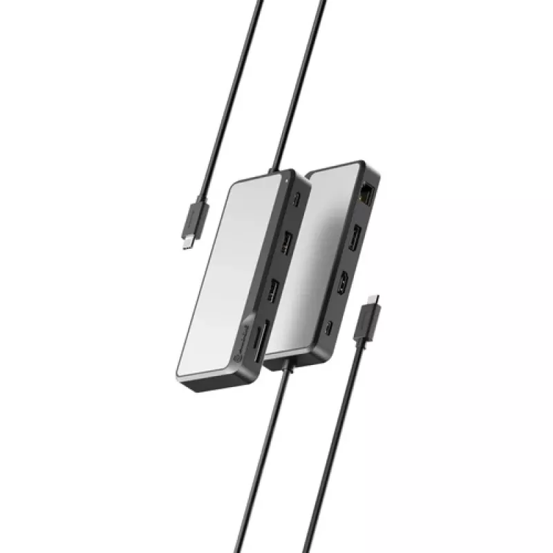 ALOGIC Fusion Pro AXIS stacja dokująca USB-C z podwójnym wyświetlaczem, przewodowa, USB 3.2 Gen 1, zasilanie 100 W