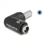 DeLOCK 80794 złącze przewodowe DC 5.5 x 2.1 czarne męskie/żeńskie