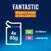 Felix Fantastic królik, jagnięcina - mokra karma dla kotów 340 g (4x 85 g)