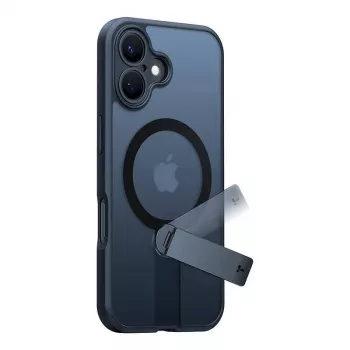 Etui Torras Pstand Spin do iPhone 16 (czarne)