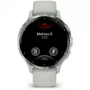 Garmin Venu 3S 3.05 cm (1.2) AMOLED 41 mm Cyfrowy 390 x 390 pikseli Ekran dotykowy Szary, Srebrny Wi-Fi GPS (satelitarny)
