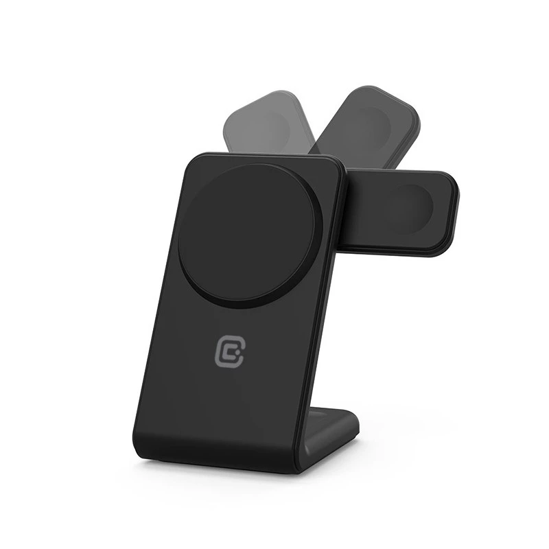 Ładowarka wewnętrzna Crong CRG-MSPS-BLK Smartwatch Czarna Lightning USB Bezprzewodowa