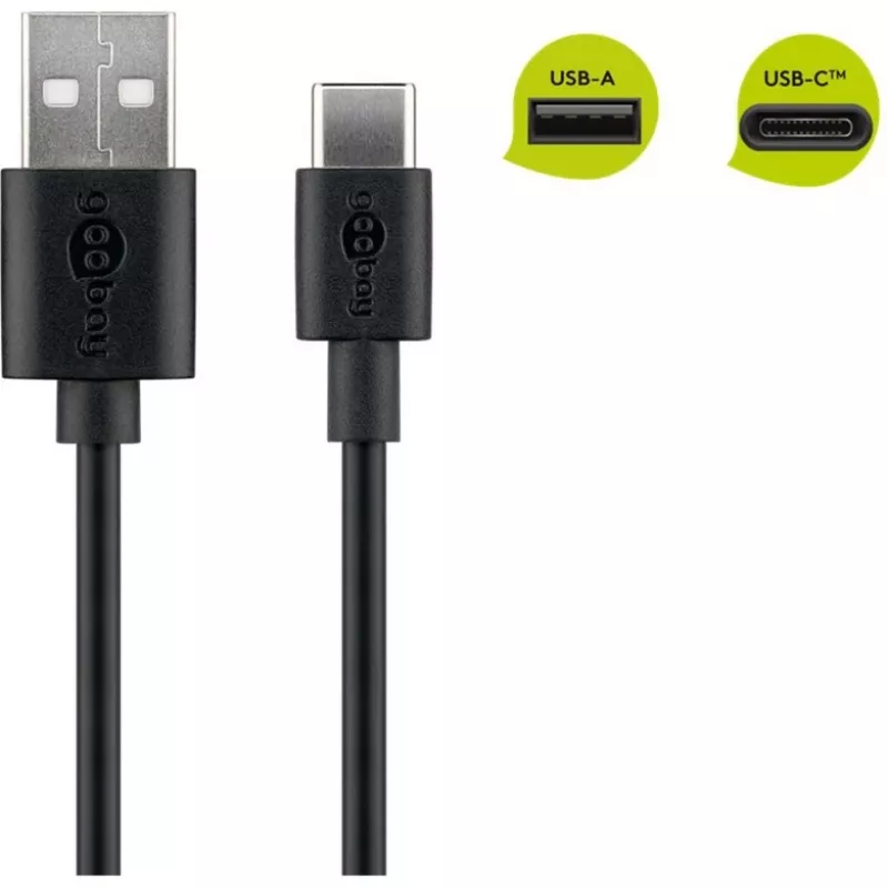 Goobay 45735 Kabel USB Czarny