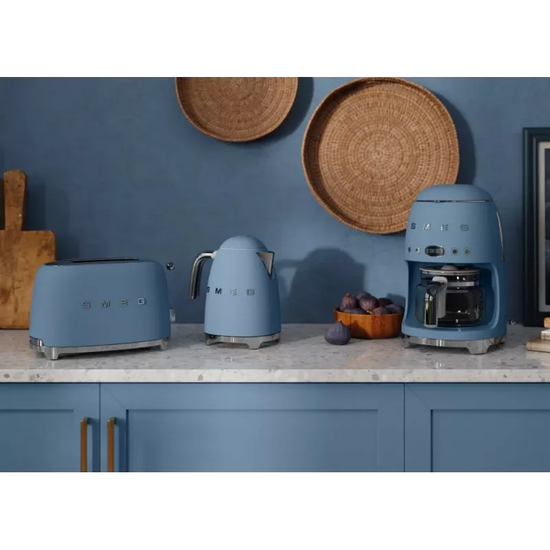 Smeg TSF01SBMEU toster 6 2 kromki 950 W niebieski