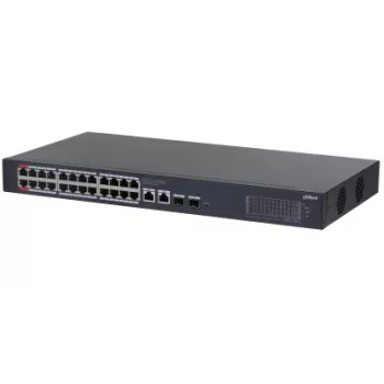 Dahua Technology CS4228-24GT-375 Zarządzalny przełącznik L2 Gigabit Ethernet (10/100/1000) Power over Ethernet (PoE) Czarny