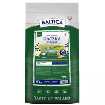 BALTICA regionalne smaki Rasy średnie i duże Kaczka z gruszką - sucha karma dla psów - 12 kg