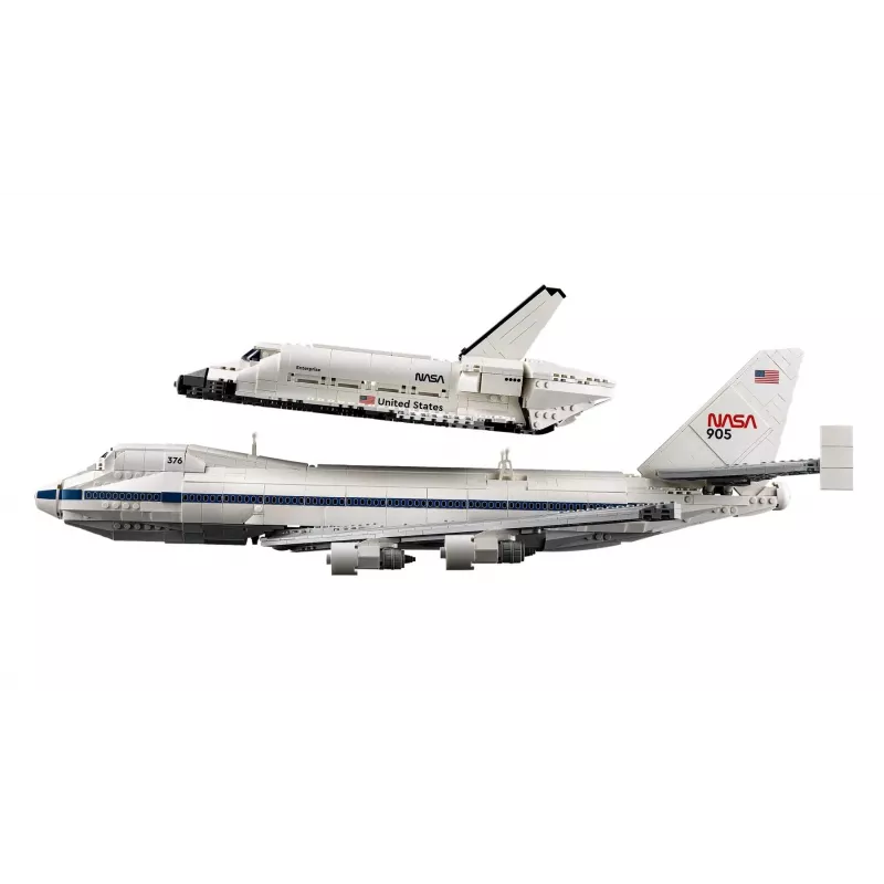 Zestaw konstrukcyjny LEGO Icons Shuttle Aircraft 10360 — 2417 elementów, model wystawowy 270 × 535 × 630 mm