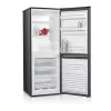 Lodówko-zamrażarka MPM MPM-215-KB-39/E — 215 L, dolny zamrażalnik, ciemny inox, drzwi odwracalne, oświetlenie LED