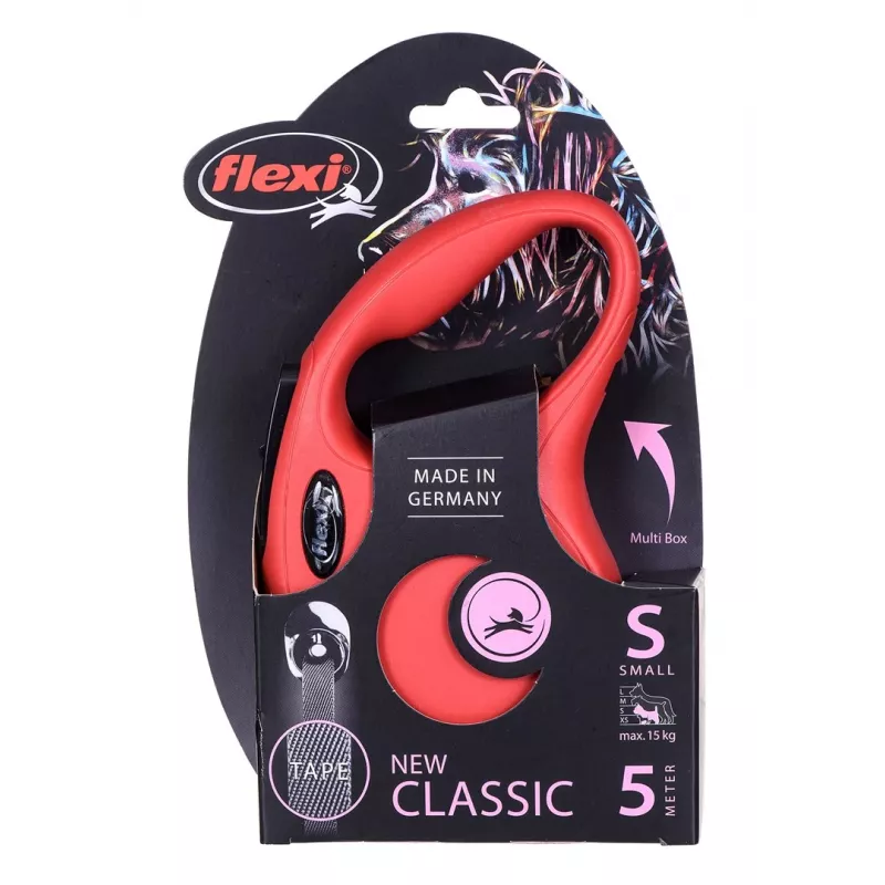 FLEXI nowy Classic S - smycz automatyczna - 5 m