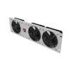 Pionowy panel wentylacyjny 19 cali do szafy rack, 3 wentylatory, 230V, szary