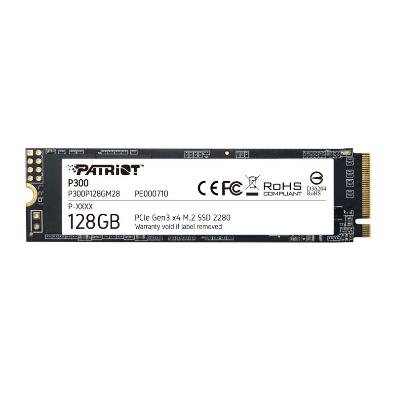 Patriot Memory P300P128GM28 Wewnętrzny dysk SSD M.2 128 GB PCI Express NVMe