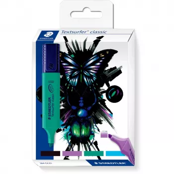 Zestaw 4 zakreślaczy Staedtler Textmarker classic cool & cute Design