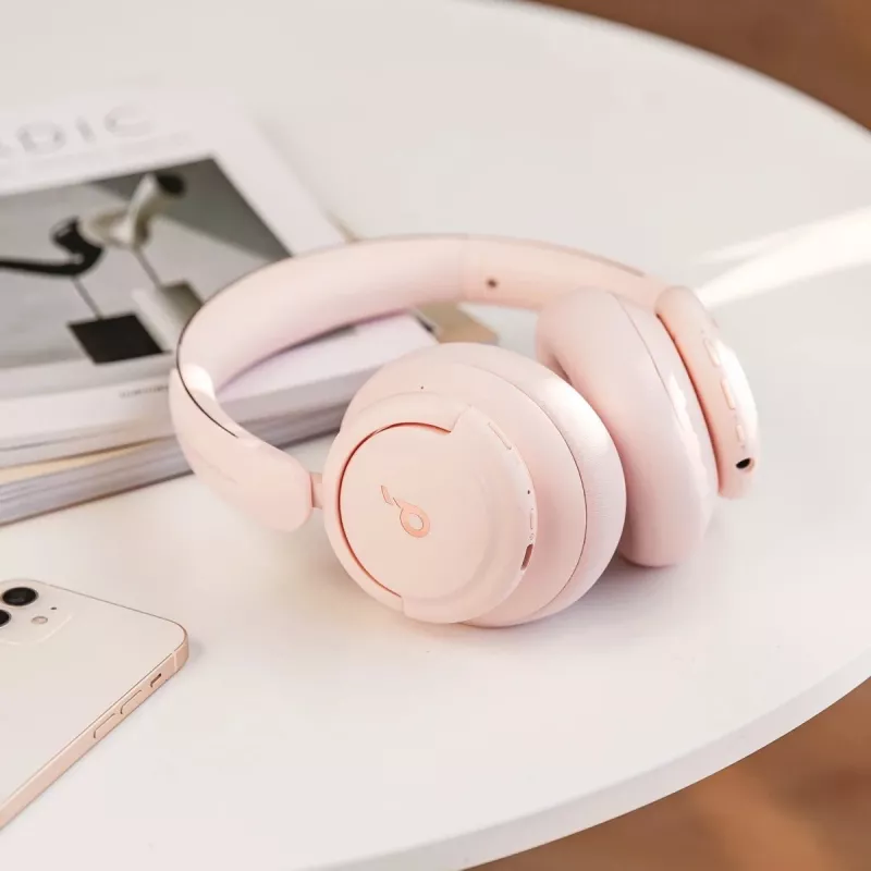 Soundcore by Anker Life Q30 Hybrydowe słuchawki z aktywną redukcją szumów, wiele trybów, dźwięk Hi-Res, 40 godzin pracy, wyraźne połączenia, szybkie ładowanie