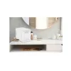 Mini lodówka z podświetlanym lusterkiem do makijażu Elle ESDAFX04WHEU 4 L biała
