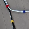 LABEL THE CABLE doppelseitige Klettband-Rolle 4x 1m - bunt gemischt