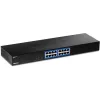 TRENDnet TEG S17 - Switch - 16 x 10/100/1000 - do montażu w szafie rack