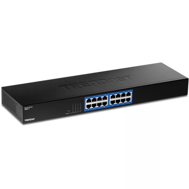TRENDnet TEG S17 - Switch - 16 x 10/100/1000 - do montażu w szafie rack