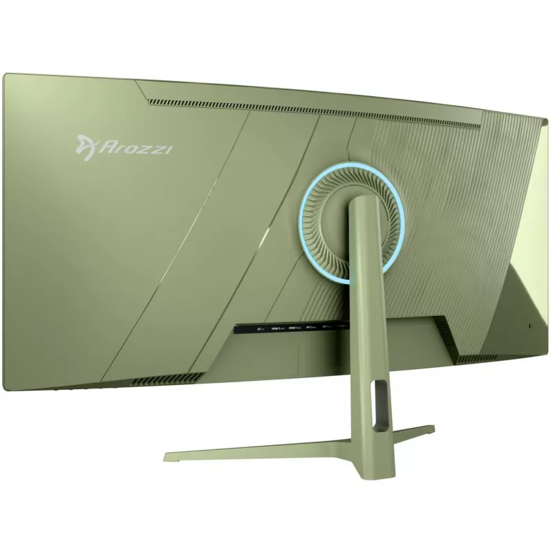Zakrzywiony monitor komputerowy Arozzi Nova 34 cale (86,4 cm) 3440×1440 21:9 LED 1 ms Zielony