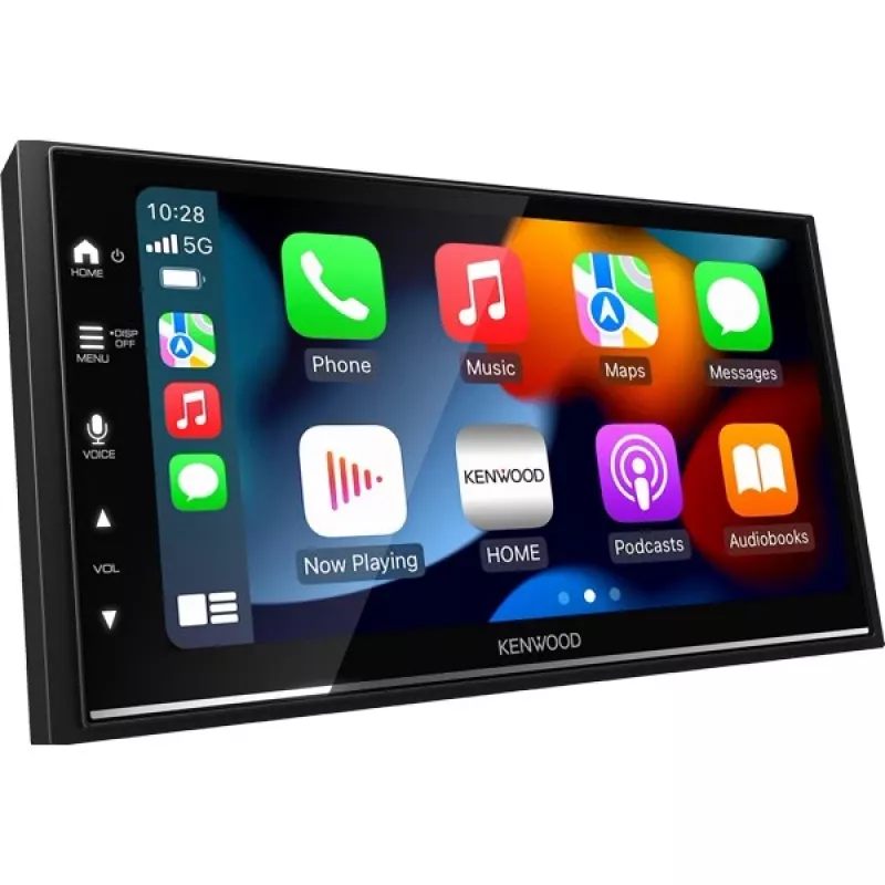 Kenwood DMX7722DABS samochodowy odbiornik multimedialny Czarny Wi-Fi Bluetooth