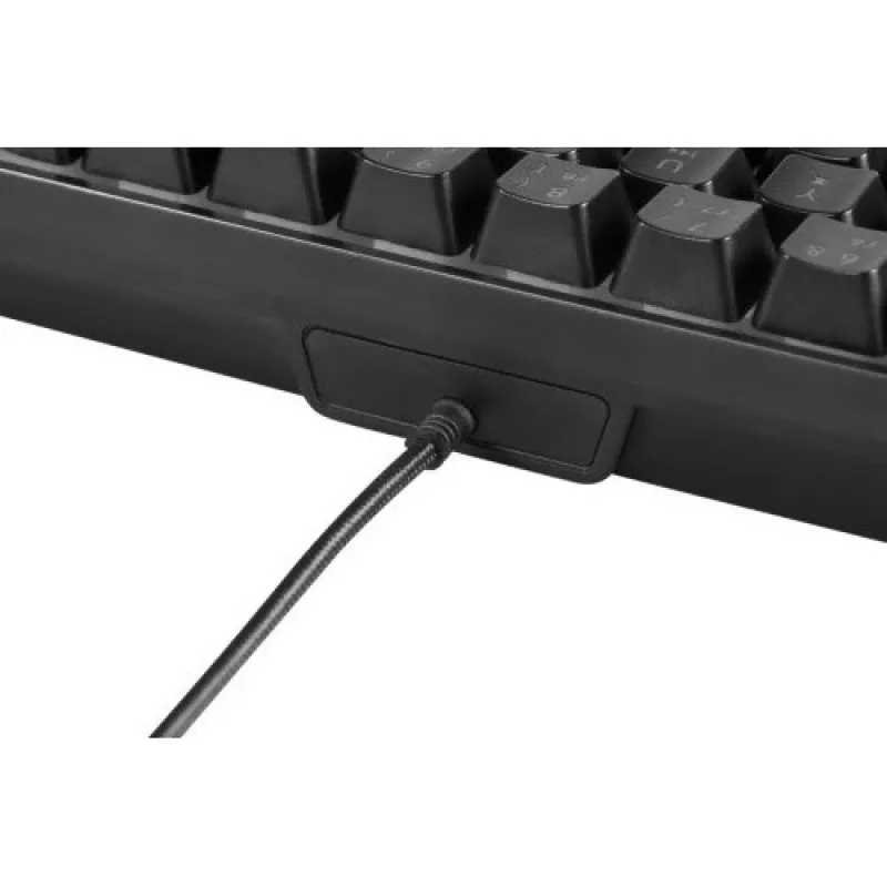 Klawiatura gamingowa Deltaco DK240 mini 60% USB, RGB czarna