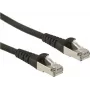 Roline - Kabel krosowy - RJ-45 (M) na RJ-45 (M) - 1,5 m - SFTP - CAT 6a - Czarny