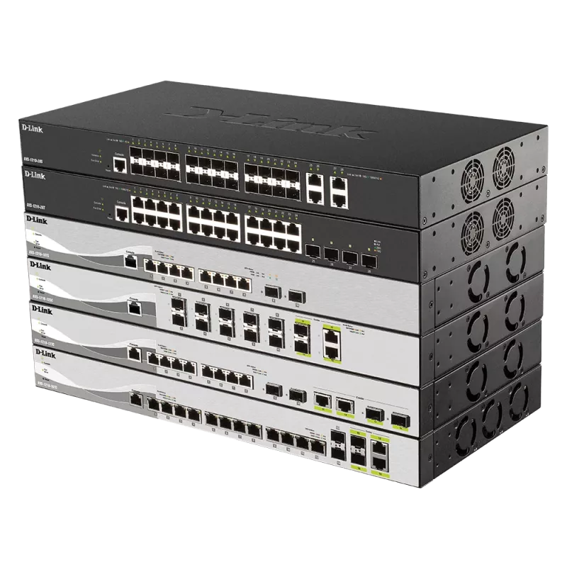 D-Link 24-portowy 10G SFP+, 4-portowy 10GBASE-T Smart Managed Switch