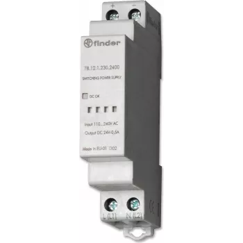 Finder 78.12.1.230.2400 - Szary - -20 - 60 °C - CE - 110 - 230 V - 50 - 60 Hz - 24 - 24 V