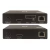 Zestaw przedłużacza USB C na HDMI przez Cat6 z obsługą KVM, 4K 60Hz, 4:4:4, Nadajnik/Odbiornik, USB, PoC, HDCP 2.2, do 70 m, TAA - Rozszerzenie wideo