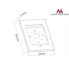 Maclean MC-676 Uchwyt Zabezpieczający iPad 2/3/4/Air/Air2 Ochrona Przed Kradzieżą z Uchwytem Reklamowym