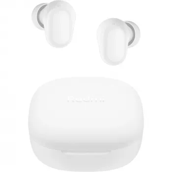 Bezprzewodowe słuchawki dokanałowe Xiaomi Buds 6 Play z Bluetooth, ładowaniem USB Type-C, białe