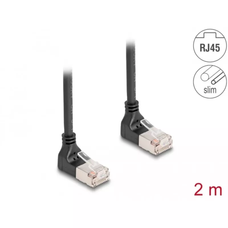 Delock 80282 Ethernetowy kabel krosowy czarny