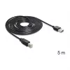 Kabel USB DeLOCK 85553 USB 2.0 5m USB A USB B Czarny