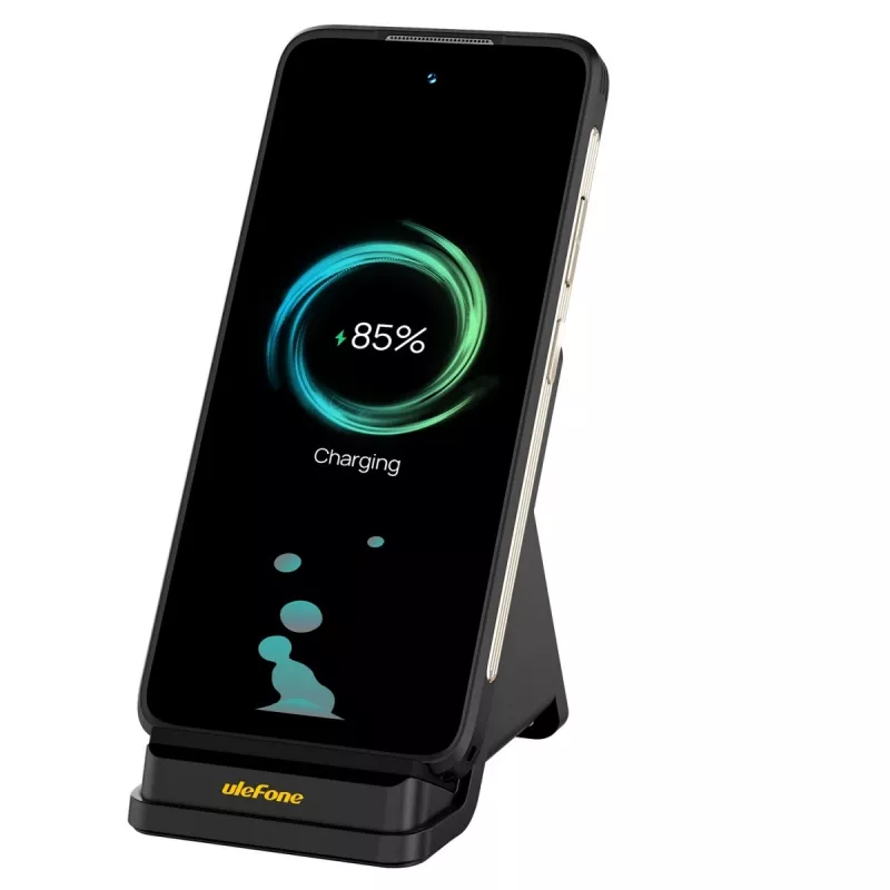 UleFone ładowarka do smartfona do użytku wewnętrznego WCS01 — 50 W USB Type-C, szybkie ładowanie bezprzewodowe, czarna