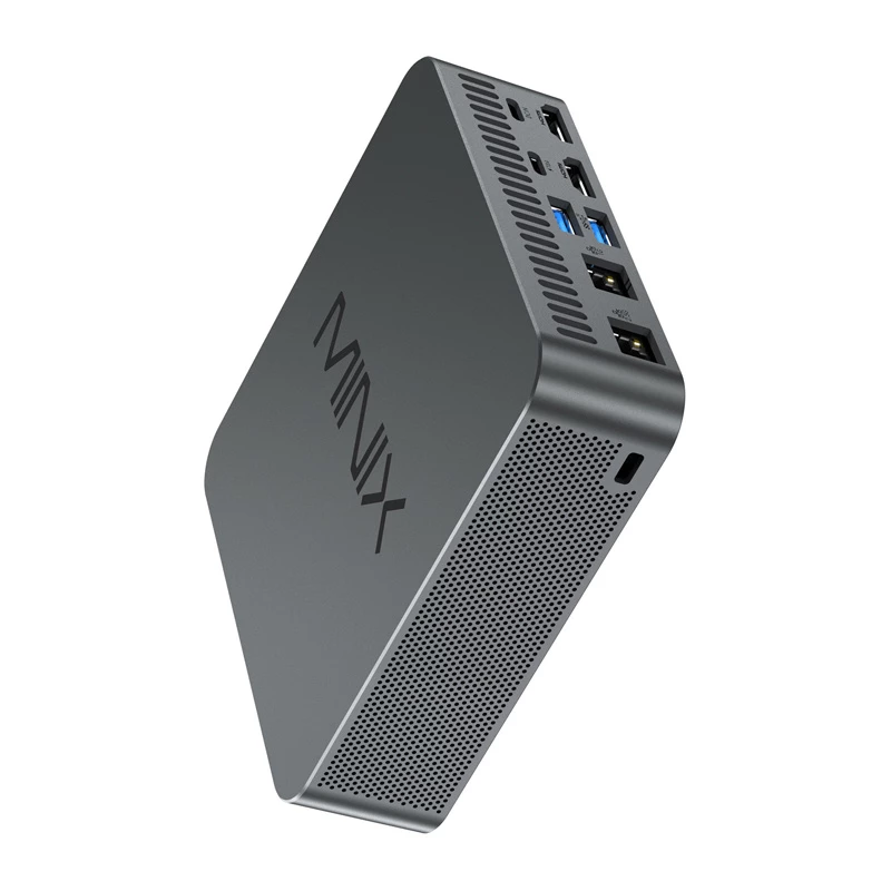 MiniX Mini PC N512 i5 - Kompaktowy komputer stacjonarny z procesorem Intel Core i5-12600H, 16 GB RAM, 1 TB SSD