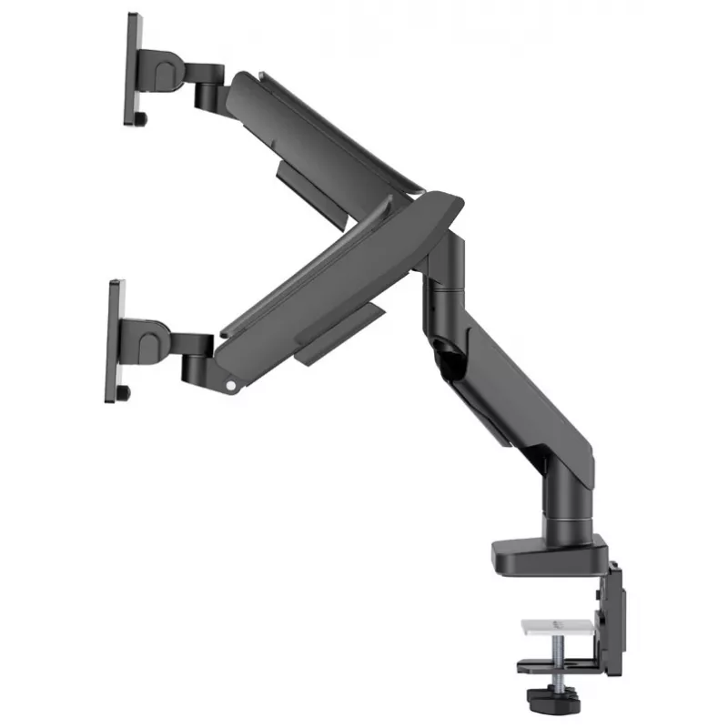 Uchwyt na monitory LC-Power LC-EQ-A34B-D 34 cale Biurko Czarny Zacisk 40 kg