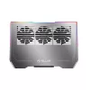 Chłodziarka do laptopa Tellur TLL491321 dla laptopów 17,3 cala, 3 wentylatory, podświetlenie LED RGB