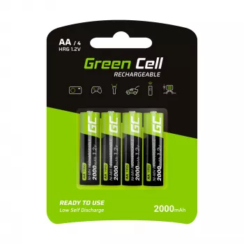 Akumulator zielony Cell GR02 — NiMH AA 1,2 V 2000 mAh, 2 szt.