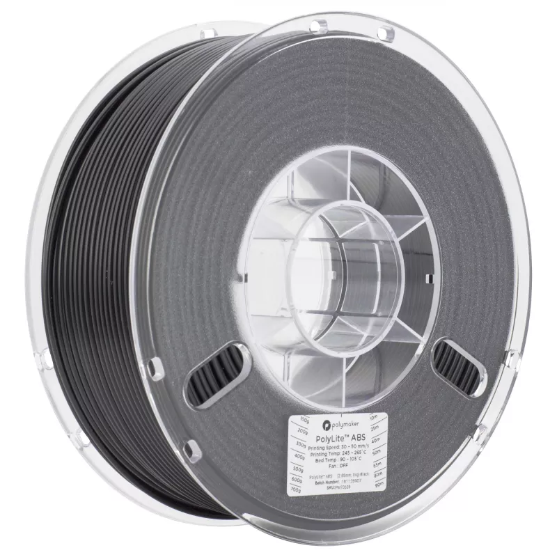 Filament do druku 3D Polmask ABS 1.75 mm Czarny 1 kg