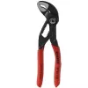 KNIPEX Cobra® Wasserpumpenzange 125 mm, 87 01 125 Hightech-Wasserpumpenzange, Zange grau atramentiert, Kopf poliert, Griffe mit rutschhemmendem Kunststoff überzogen, Einstellpositi