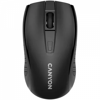 CANYON MW-7, 2.4Ghz wireless mysz, 6 buttons, DPI 800/1200/1600, with 1 AA bateria ,size 110*60*37mm,58g,Czarny